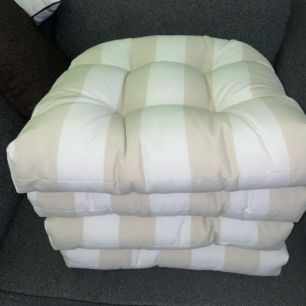 Martha Stewart Chair Cushions - Set of 4